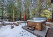 hot tub in back yard | 10644 Martis Valley Rd.