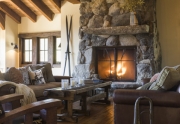 Vertical Great Room Fireplace | Squaw Valley