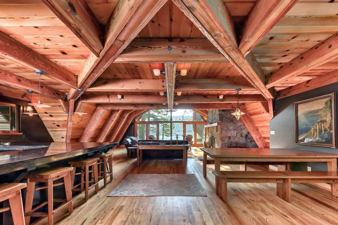 Soda Springs Real Estate | 1102 Island Way Soda Springs CA | Inside of Cabin
