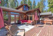 Spacious sunny deck | Tahoe Donner Luxury Home