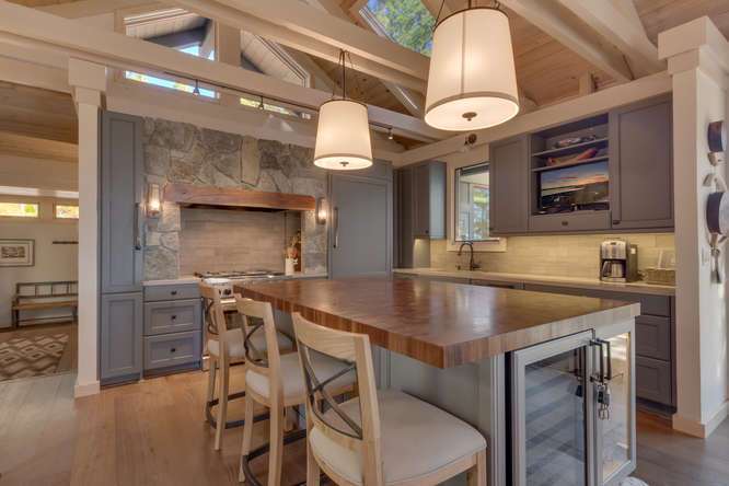 Gorgeous kitchen with thermador refrigerator | Dollar Point Home For Sale
