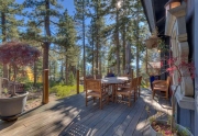 Exquisite outdoor entertaining area | Lake Tahoe Real Estate