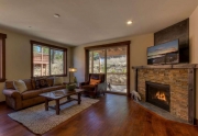 Open Concept Living Room with 9' Ceilings