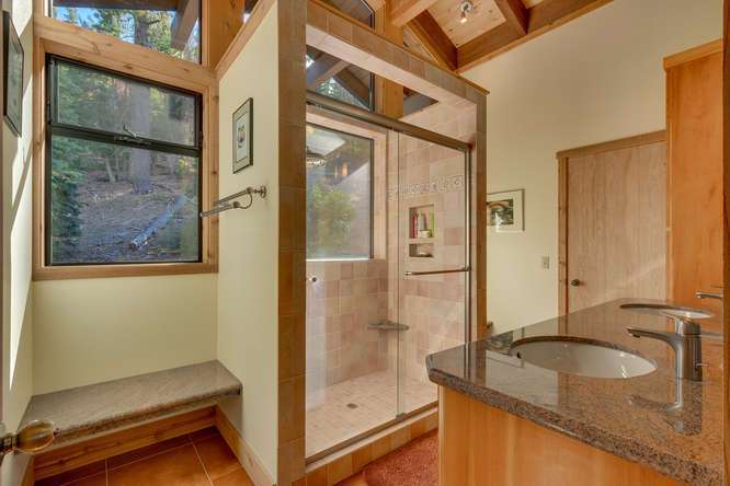 Lake Tahoe Luxury Real Estate | 1177 Snow Crest Rd Alpine Meadows | Master Bathroom