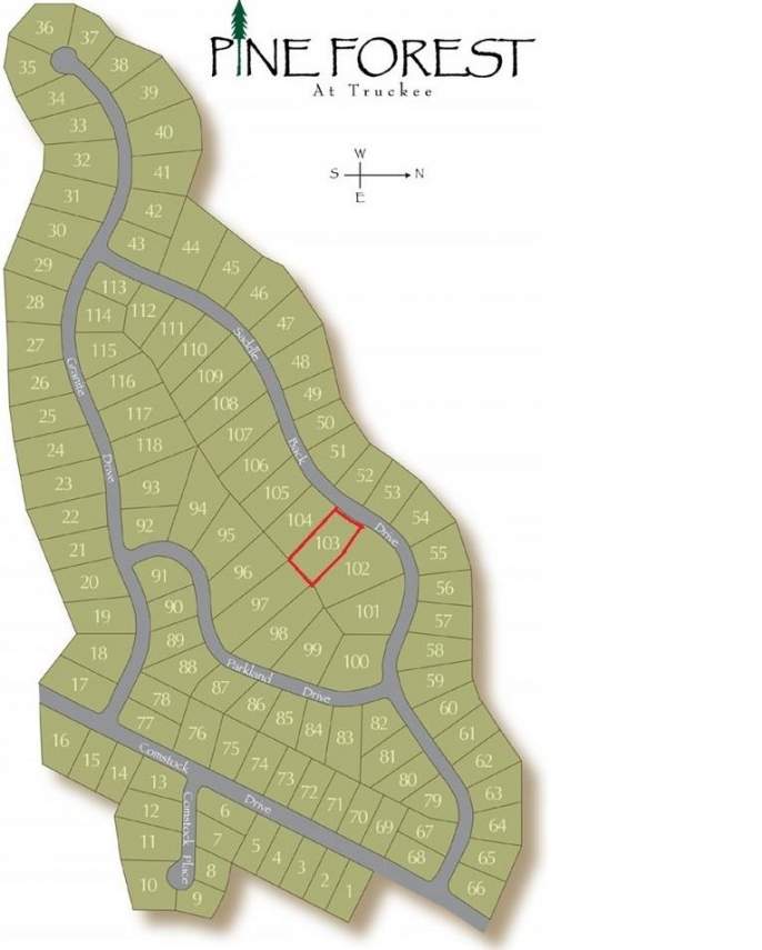 Neighborhood Map | Truckee Homsite
