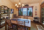 Dining Area with beautiful lake views