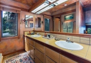 Master Bathroom featuring Jetted Tub and Sauna