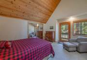 Primary bedroom | Tahoe Donner retreat