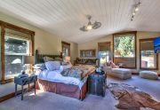 Spacious & Bright Master Bedroom | Lake Tahoe Luxury Real Estate