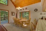 Open concept dining area | Lake Tahoe Real Estate