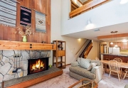 Living Area with Vaulted Ceilings | Lake Tahoe Alpine Meadows Real Estate