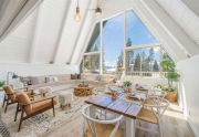 Remodeled Tahoe City Home | 135 Lakewood Lane | Living Room with view