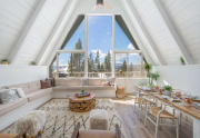 Remodeled Tahoe City Home | 135 Lakewood Lane | Living Room with view