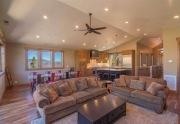 Spacious and Airy Living Room | Lake Tahoe Ski Home