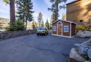 Parking Pad & Storage Shed | Donner Lake Lakefront