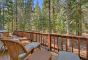 Tahoe Donner Retreat | Deck with views