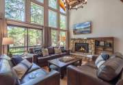 1502 Logging Tr. | Great Room with vaulted ceilings