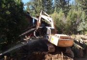 House Demolition in Olympic Valley