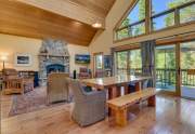 Gorgeous dining room | Truckee acreage property