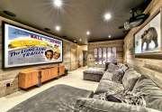 Media Room | Tahoe City Luxury Home