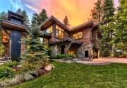 Beautifully landscaped outdoor area | Tahoe City Luxury Home