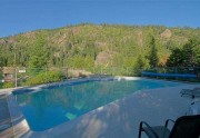 HOA Pool with Views of Thunder Ridge