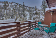 Front Deck Featuring Majestic Views of Thunder Ridge | Alpine Meadows Real Estate