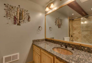 Beautifully Remodeled Master Bathroom in Tahoe City Condo For Sale