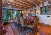 Spacious and Scenic Dining Area | Lake Tahoe Luxury Real Estate