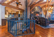 Dramatic Steel Staircase | Lake Tahoe Real Estate