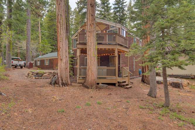 Lake Tahoe Home for Sale | 2565 Cedar Ln Homewood CA | Back Exterior