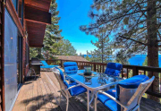 Luxury Tahoe Real Estate | 3324 Dardanelles Ave | Deck with Lake Tahoe View