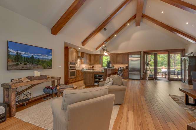Carnelian Bay Luxury Real Estate | 4516 Muletail Dr Living Room