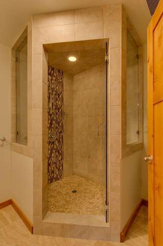Luxury Tahoe City Home | Master Bathroom Shower