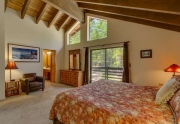 Master Bedroom with vaulted ceilings