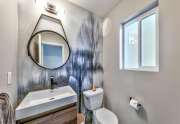Designer Powder Bathroom | Homewood Real Estate