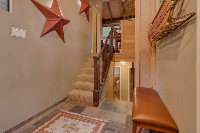 Lake Tahoe Real Estate | 6018 Mill Camp Truckee CA | Front Entry Detail