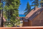 Lake Tahoe Real Estate | 6070 Quail Creek Road | Deck with view of Lake Tahoe