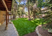 7001 Hilo Avenue | Back Yard | Lake Tahoe West Shore Real Estate