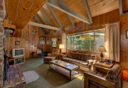 Old Tahoe Chalet Living Room