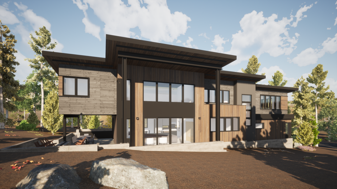 South Facade Rendering | Schaffer's Mill Lot for Sale