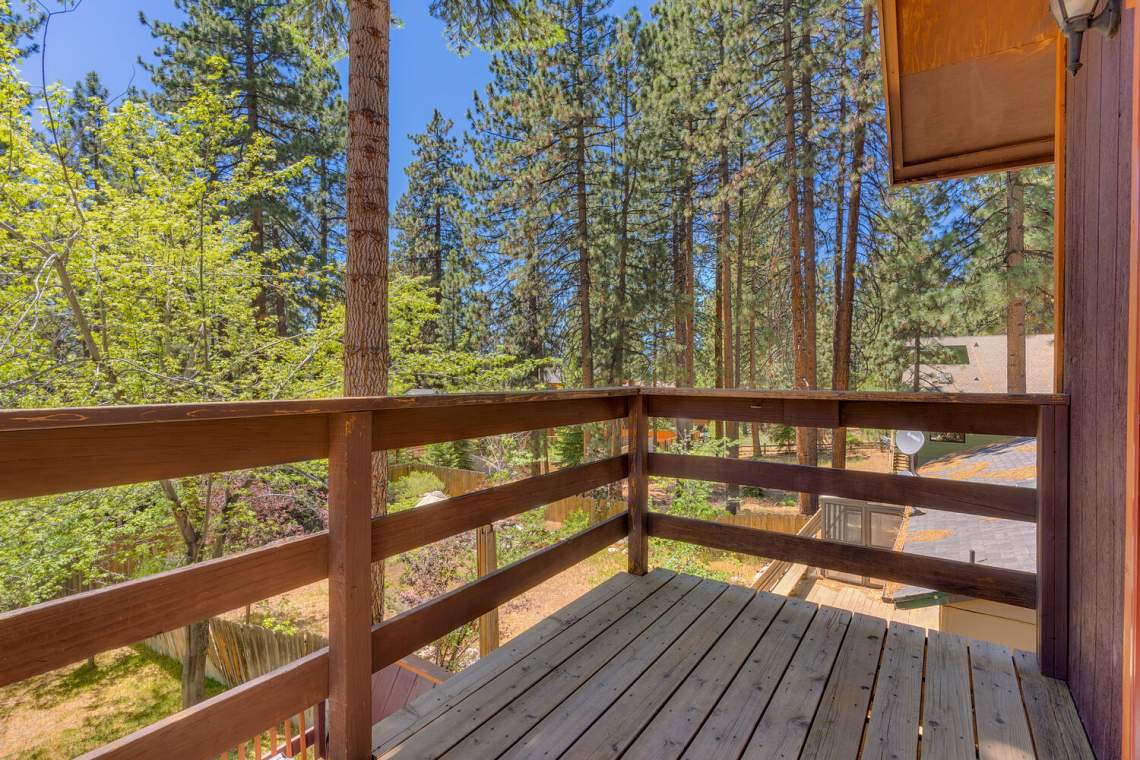 Primary Suite Deck | Lake Tahoe real estate