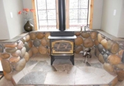 Stone Fireplace