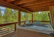 Tahoe Donner Real Estate | 12418-Snowpeak-Way-Truckee-CA | Downstairs Patio