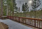 Scenic views from the back deck | Tahoe Donner Chalet