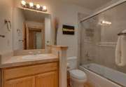 Guest bathroom | Tahoe Donner Chalet