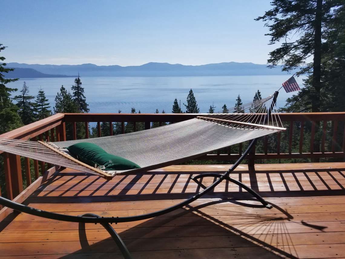 View of Carnelian Bay and Lake Tahoe
