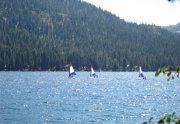 Sail boats on Donner Lake