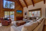 Living room with picture windows | 3502 Chamonix Rd.