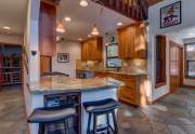 Updated kitchen with island | Tahoe City Ski Chalet